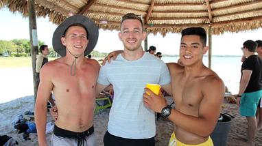 Freshman braces for first 'Frat Beach' experience
